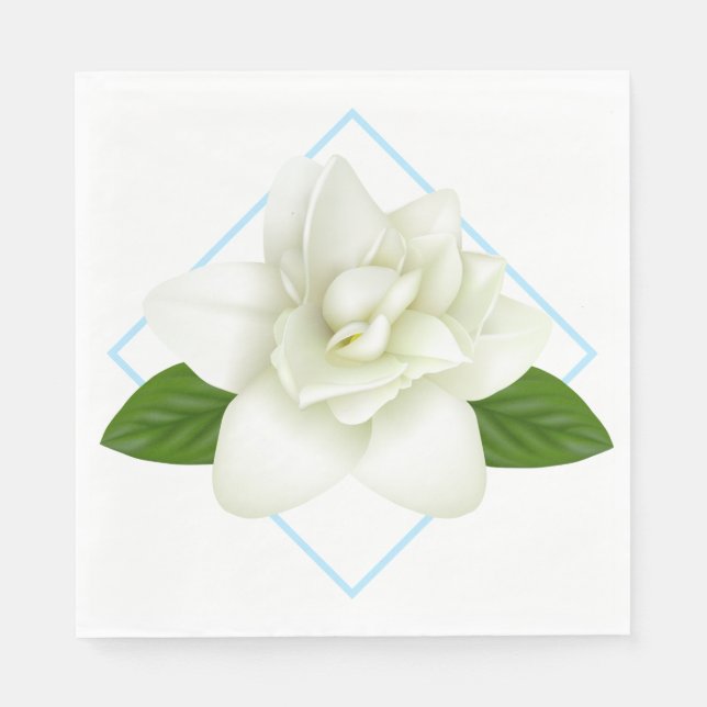 Pappra Napkins-Gardenia Napkins Pappersservett (Framsidan)