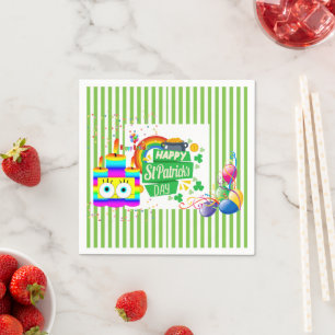 Pappra Napkins, Grattis på födelsedagen St. Patric Pappersservett