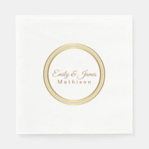 Pappra napkins-Guld-kretsen Pappersservett