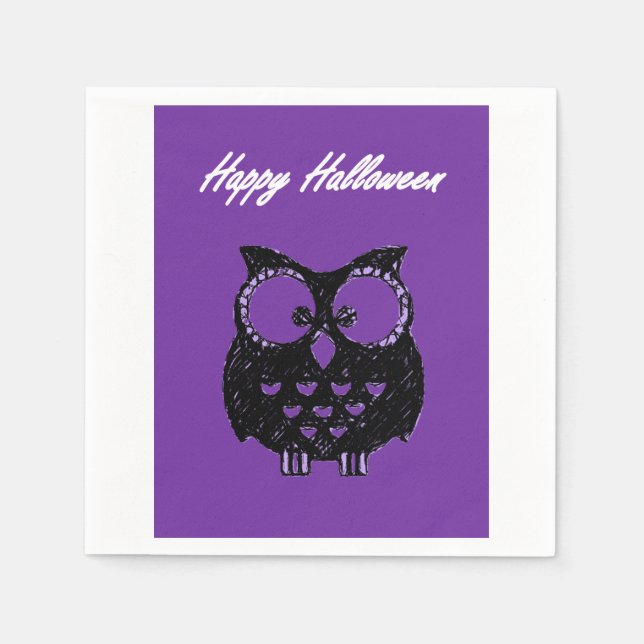 Pappra Napkins Halloween Pappersservett (Framsidan)