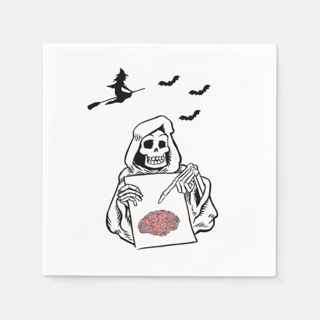 Pappra Napkins Halloween Pappersservett (Framsidan)