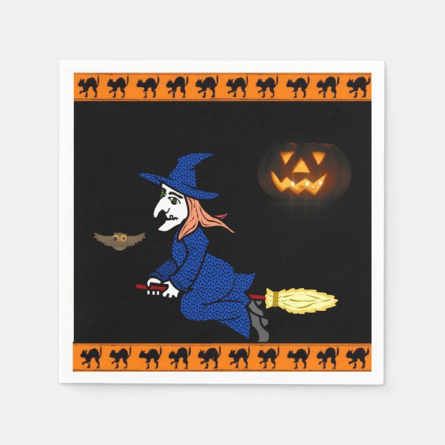 Pappra Napkins Halloween Pappersservett (Framsidan)