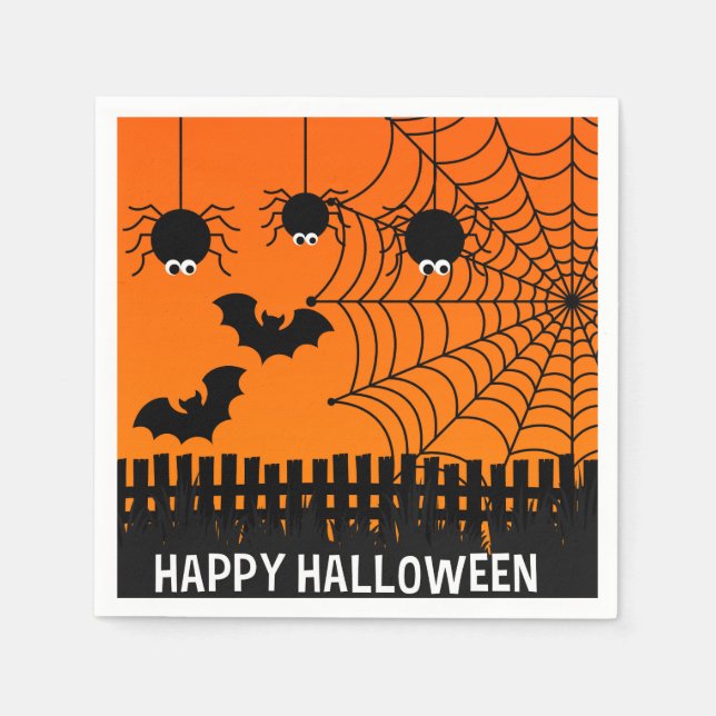 Pappra Napkins-Halloween Pappersservett (Framsidan)