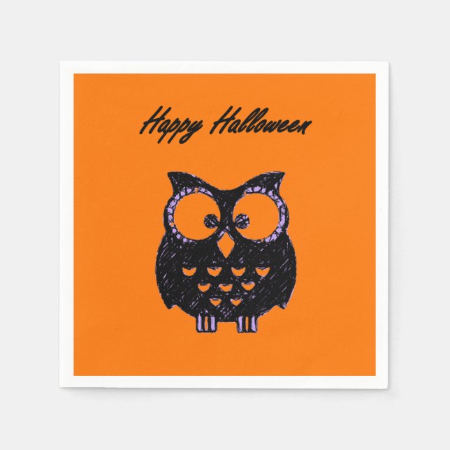 Pappra Napkins Halloween Pappersservett (Framsidan)