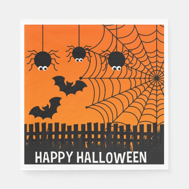 Pappra Napkins-Halloween Pappersservett (Framsidan)