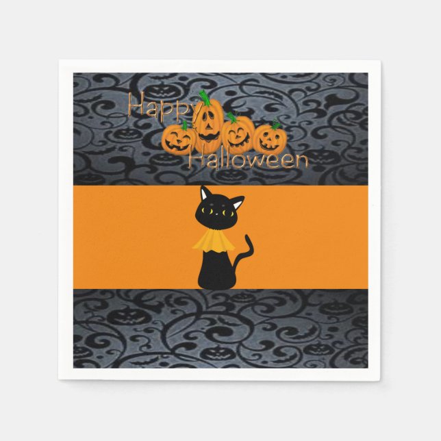 Pappra Napkins Halloween Pappersservett (Framsidan)