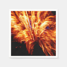 Pappra Napkins i Fireworks Pappersservett