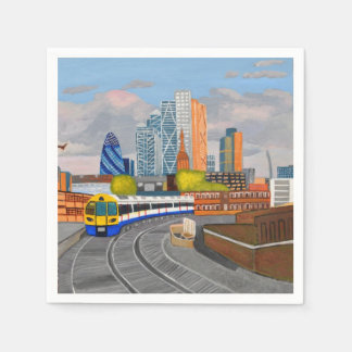 Pappra Napkins i London Overground Pappersservett