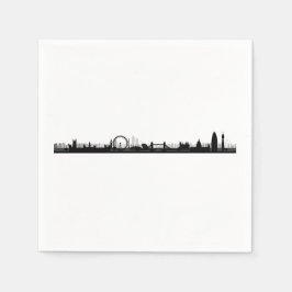 Pappra Napkins i London Skyline ThLED Party Pappersservett