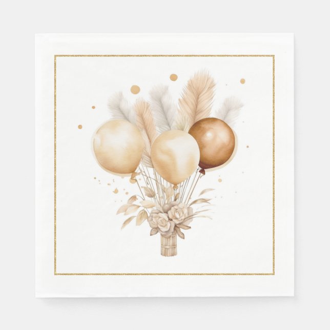 Pappra Napkins i Native American Baby Pappersservett (Framsidan)