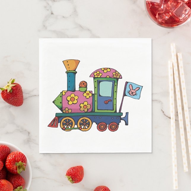 Pappra Napkins leksak Tåg Pappersservett (Skapare uppladdad)