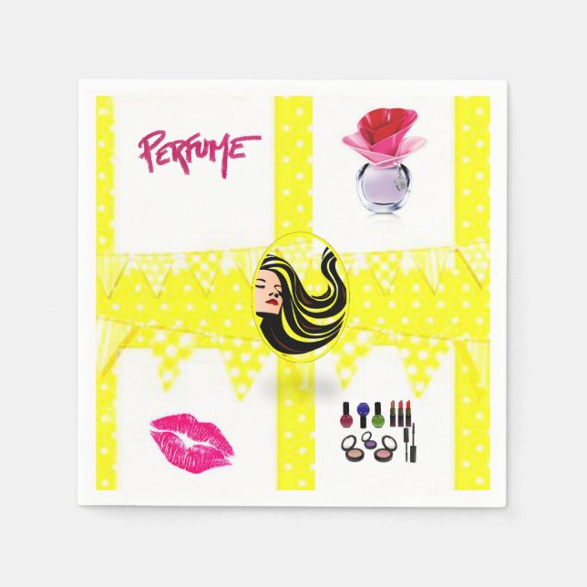 Pappra Napkins Parfym Pappersservett (Framsidan)