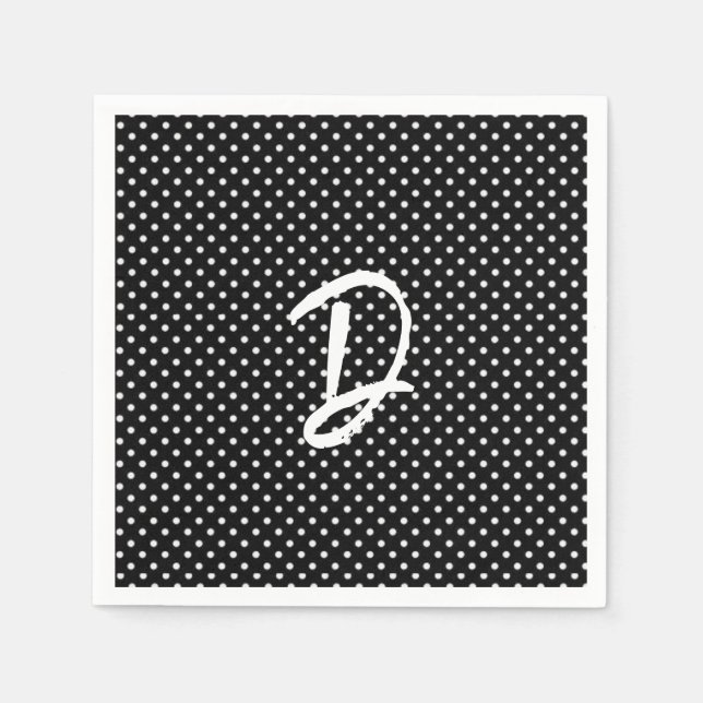 Pappra Napkins Polkadot Pappersservett (Framsidan)