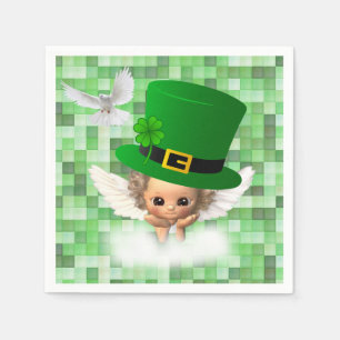 Pappra Napkins St. Patrick Day Angel Pappersservett
