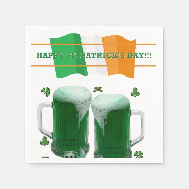 Pappra Napkins St. Patrick's Day Pappersservett (Framsidan)