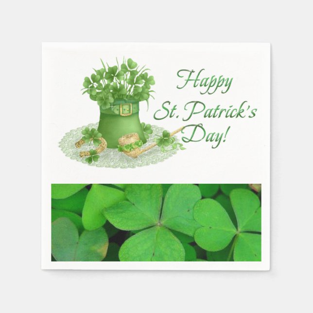 Pappra Napkins St. Patrick's Day Pappersservett (Framsidan)