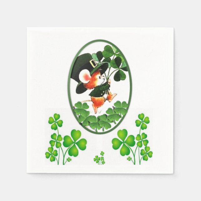 Pappra Napkins St. Patrick's Day Pappersservett (Framsidan)