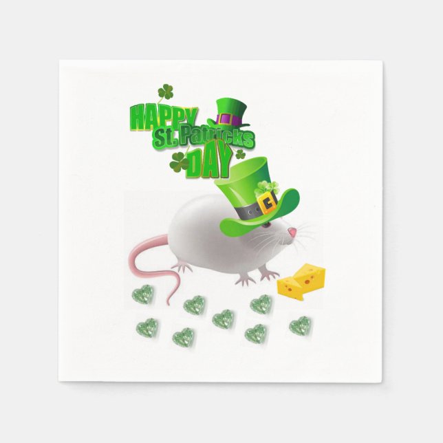 Pappra Napkins St. Patrick's Day Pappersservett (Framsidan)