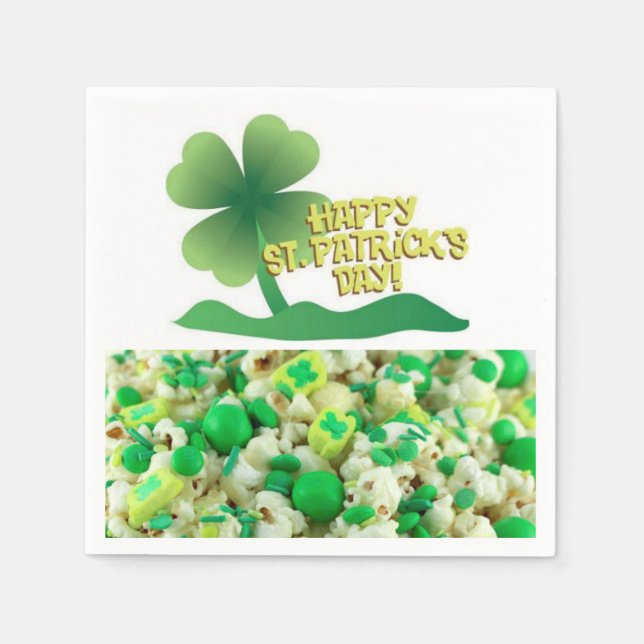 Pappra Napkins St. Patrick's Day Pappersservett (Framsidan)