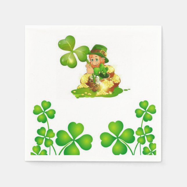 Pappra Napkins St. Patrick's Day Pappersservett (Framsidan)