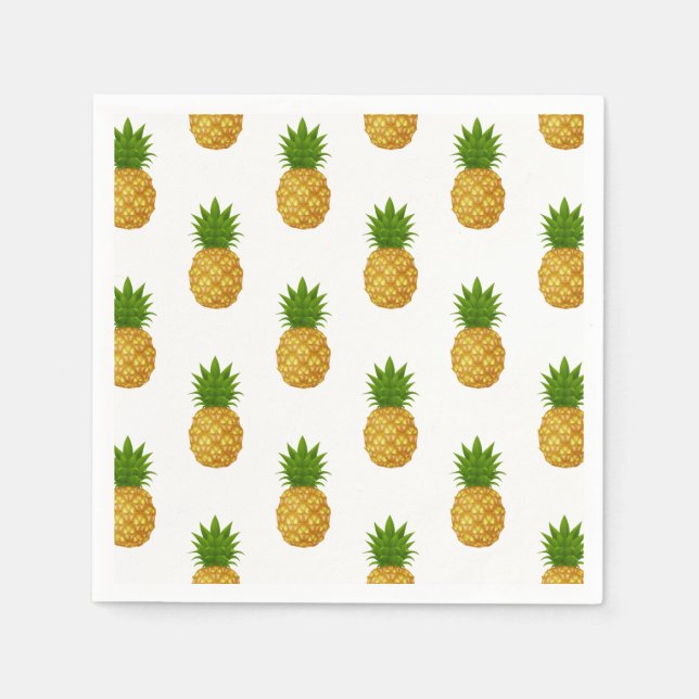 Pappra neapkins-ananas pappersservett (Framsidan)
