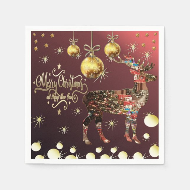 Pappra och Party Napkins Pappersservett (Framsidan)