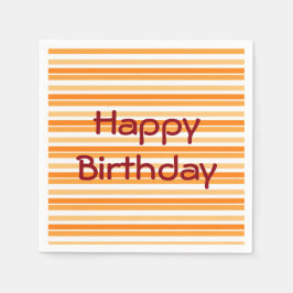 Pappra Orangen Rand Pappersservett