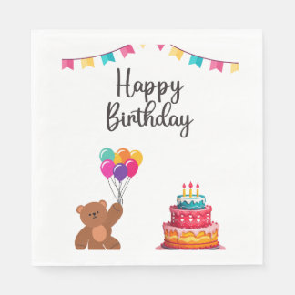 pappra party-blöjor pappersservett