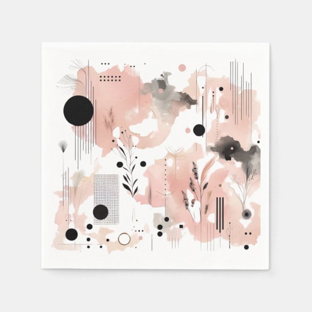 pappra party-napkin, födelsedag, bröllop pappersservett (Framsidan)