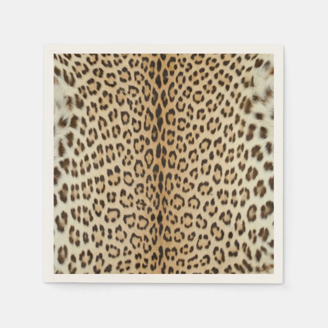 Pappra Party Napkins Leopard Pappersservett (Framsidan)
