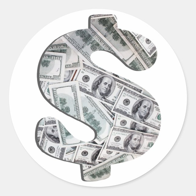 Pappra penningdagen runt klistermärke (Framsida)