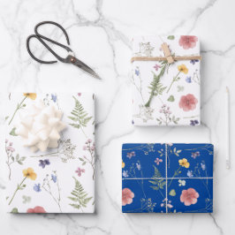 Pappra plattor av vildblommor av Lakan, 3