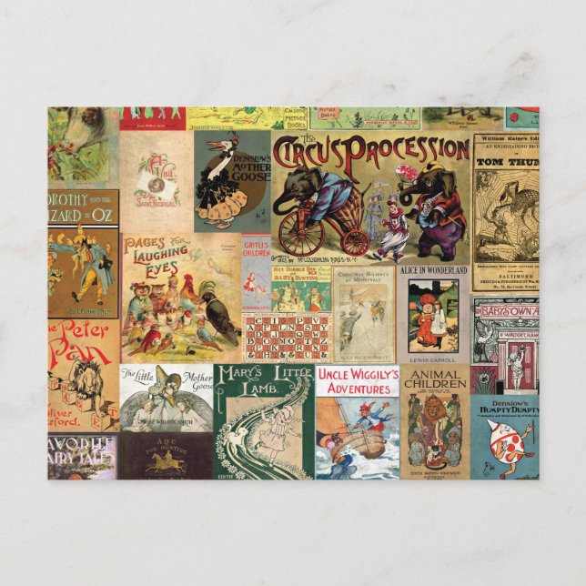 Pappra radbyte - Barn Bokar Vykort (Framsida)