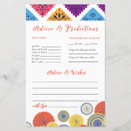 Pappra rådgivnings- och förutsägelsekort för Fiest