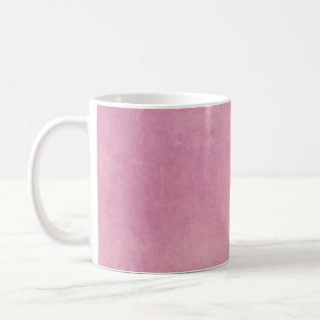 Pappra ro rosa struktur vår kaffemugg (Vänster)