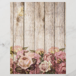 Pappra ro Rustic Wood Scrapbooking Craft
