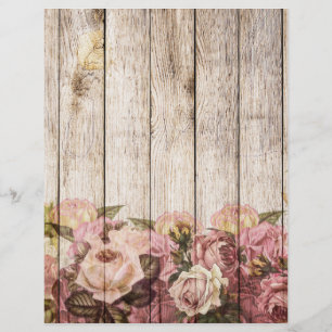 Pappra ro Rustic Wood Scrapbooking Craft