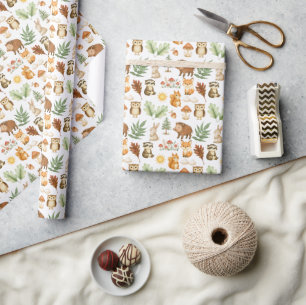 Pappra rullar för avverkning av Mönster i Cute Woo Presentpapper