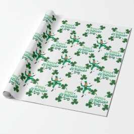 Pappra - Sankt Patrick-Day Gift-figursättning Presentpapper