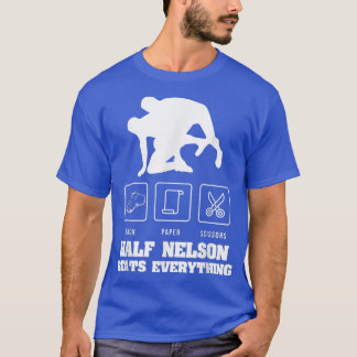 Pappra saxar för brottning mot Sten, USA Beats All T Shirt