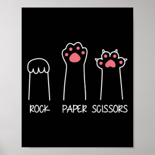 Pappra saxar Hand Game Memman Djurkatt Tass Poster