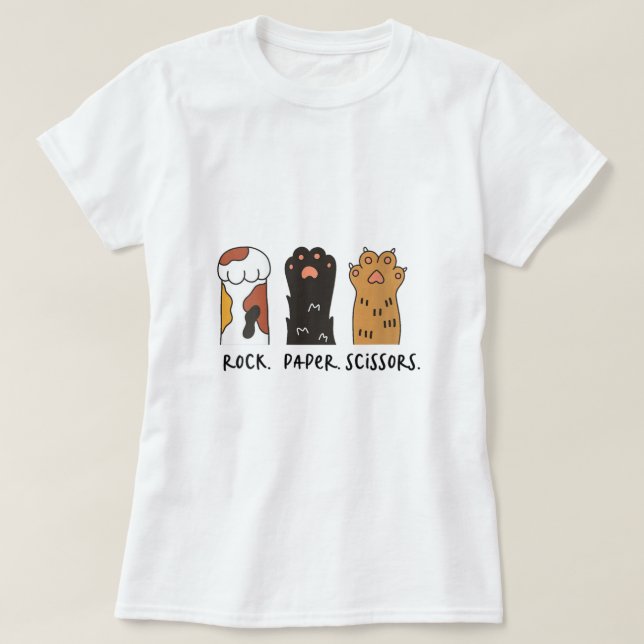 Pappra saxar i Kat Sten för kvinnor, Ljud Cat Tass T Shirt (Design framsida)