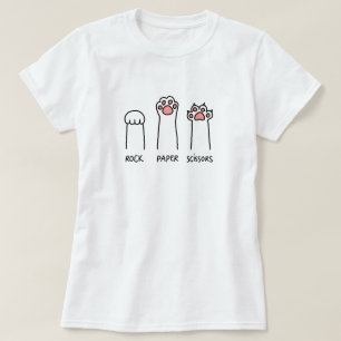 Pappra saxar i sten Cute Cat Kvinnors T-shirt