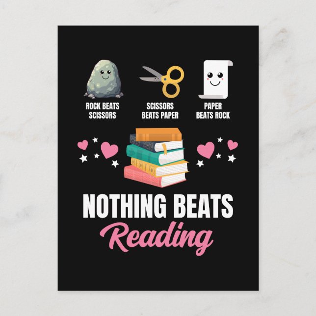 Pappra saxar i sten Inget slag Läser Helg Vykort (Framsida)