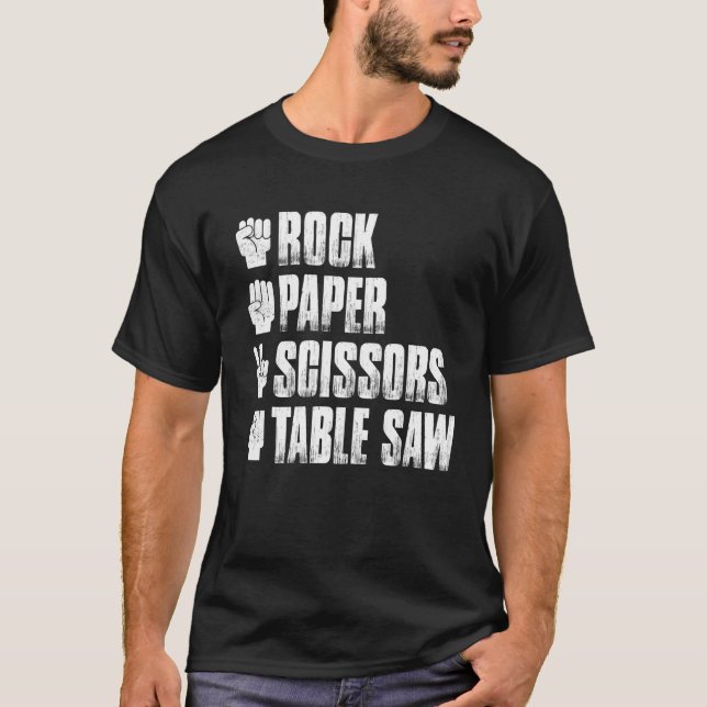 Pappra saxen sten Hand Game Cute Tass Cat 1 T Shirt (Framsida)