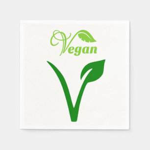 Pappra servetter 100% för Vegan