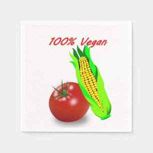 Pappra servetter 100% för Vegan