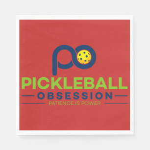 Pappra servetter för den besatt Pickleballen!