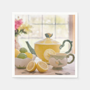 Pappra servetter för Tea och för citron