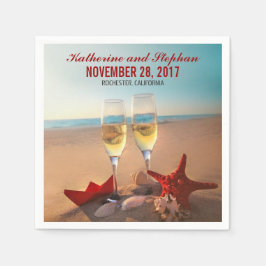 pappra servetter från badbröllop